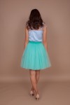 Пышная юбка из фатина (60 цветов)  Мятная - фото 